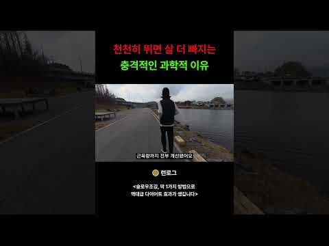 슬로우 조깅 다이어트, 존투 운동으로 확실한 체지방 연소!