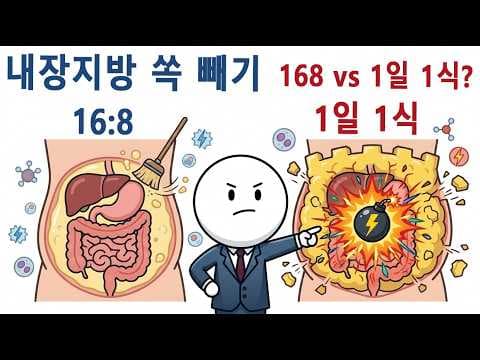 내장 지방 빼는 다이어트 식단 전략! 1일 1식으로 충분할까?