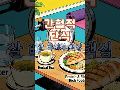 간헐적 단식 다이어트 성공 꿀팁! 공복 스트레스 없이 하는 법